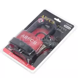 Замок навесной SPE13353A-45, с удлиненной дужкой, всепогодный, красный, 80 мм