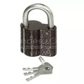 Замок навесной Зенит, ВС26, дисковый, 3 ключа