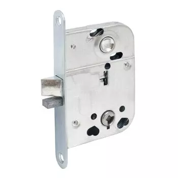 Замок врезной Аллюр, 2014 ZP, 14364, без ручки, с фиксатором, для финских дверей
