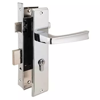 Замок врезной Аллюр, АРТ ЗВ4-70.09 CP, ручка в комплекте, цилиндровый, хром