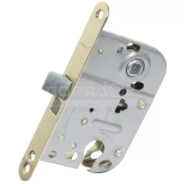 Замок врезной Apecs, 6000-G, 11368, без ручки, цилиндровый, для фин дверей, золотой