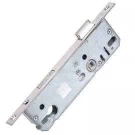 Замок врезной Apecs, 7000-40-NI, без ручки, цилиндровый, для ПВХ дверей, никель