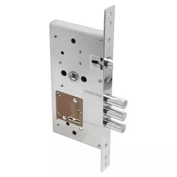 Замок врезной Булат, ЗВ9-8.60.85.3(16).08, 14933, без ручки, сувальдный, для металлических дверей