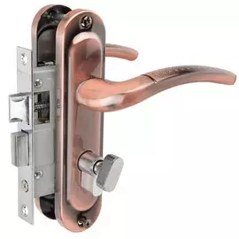 Замок врезной Trodos, 50/106-ЦМВ70 AC, 202057, ручка в комплекте, цилиндровый, медный