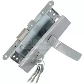 Замок врезной Зенит, ЗВ4-3.04, 00-00000512, ручка в комплекте, цилиндровый, бриллиант