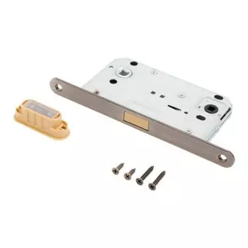 Защелка врезная, Аллюр, 5300-MC-WC AB, 14895, магнит, с фиксатором, старая бронза