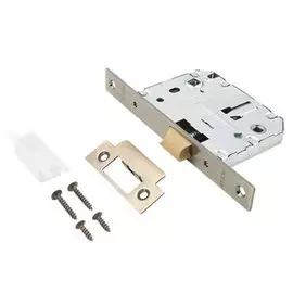 Защелка врезная, Avers, 5600-P-WC-AB, 22524, язычок пластиковый, с фиксатором, бронза