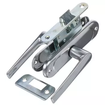 Защелка врезная, Птимаш, ЗЩ-1.45, 14488, с ручками, хром