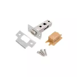 Защелка врезная, Apecs, 5400-CR, 14190, язычок металлический, без ручек, хром