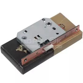 Защелка врезная, Palidore, 2070 AC, 98760258, язычок металический, с фиксатором, сантехническая, медная