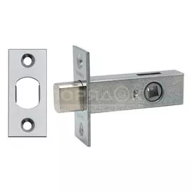 Защелка врезная, Trodos, 126-45 CP, 206005, язычок металлический, хром