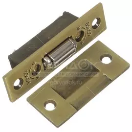 Защелка врезная, Trodos, 206009, ролик, под цилиндр, бронза