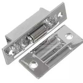 Защелка врезная, Trodos, 206008, ролик, под цилиндр, хром