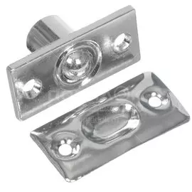 Защелка врезная, Trodos, 03.02.02, 206012, шарик, хром