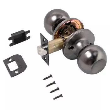 Защелка врезная, Стандарт, 607 PS BN, 13036, черный никель