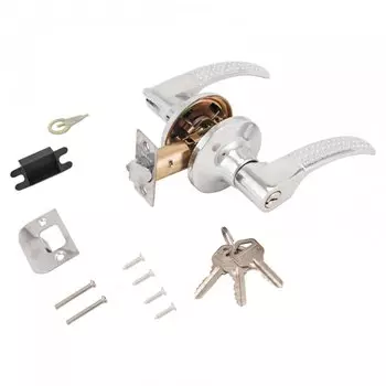 Защелка врезная, Стандарт, 8510 ET CP, 10134, с фиксатором, с ключом, хром