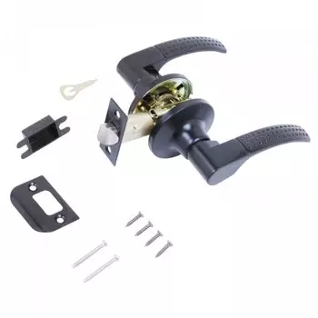 Защелка врезная, Стандарт, 8510 PS BL, 13395, пустая, черная