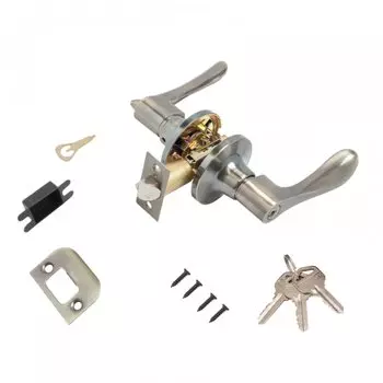 Защелка врезная, Стандарт, 8531 ET AB, 13396, с фиксатором, с ключом, бронза