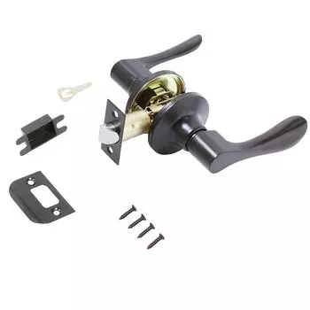 Защелка врезная, Стандарт, 8531 PS BL, 13410, пустая, черная