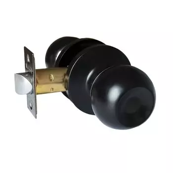 Защелка врезная, Vrata, ЗШ-05, 204823, черный матовая