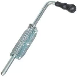 Засов гаражный, полуавтомат, ригель круглый, Домарт, 330 мм