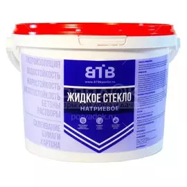 Жидкое стекло 1.3 кг, ведро, ВТВ