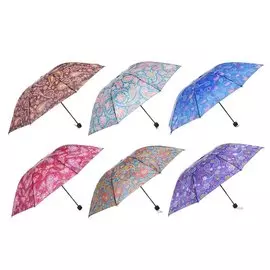 Зонт складной механический 302-320 женский, 55 см