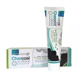 Зубная паста Hanil, Charcoal Dental с серебром и бамбуковым углем, 180 мл
