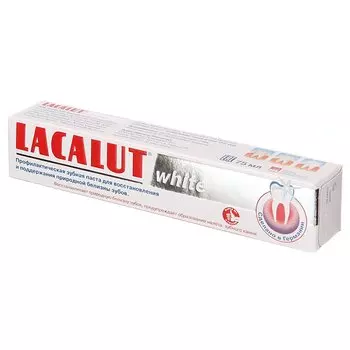 Зубная паста Lacalut, White, 75 мл