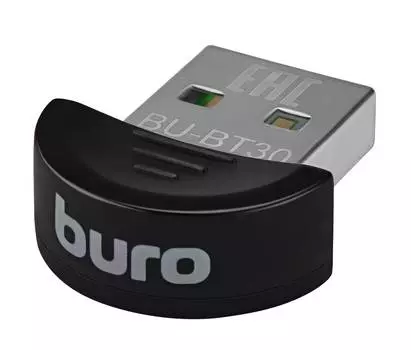 Адаптер Bluetooth Buro BU-BT30 черный