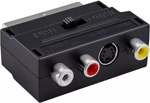 Адаптер Buro BSP005 SCART (m)/3хRCA (f)/S-VIDEO (f)
