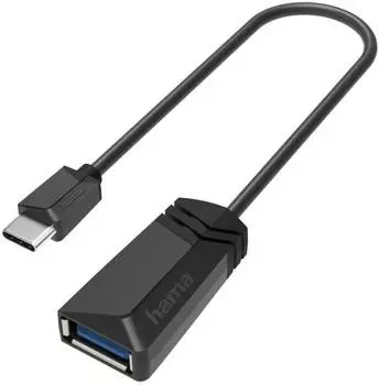 Адаптер Hama H-200312 USB Type-C (m)/USB A(f) (00200312)