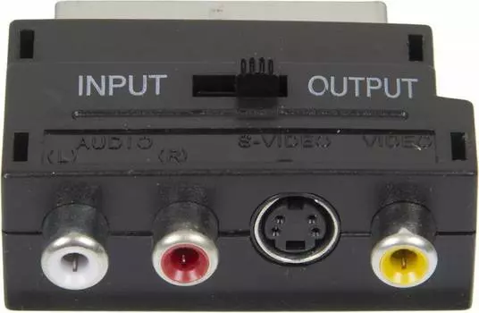 Адаптер Ningbo JSP005 SCART (m)/3хRCA (f)/S-VIDEO (f)