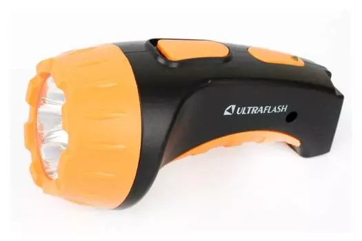 Аккумуляторный фонарь Ultraflash LED3804, черный, 15lm (9215)