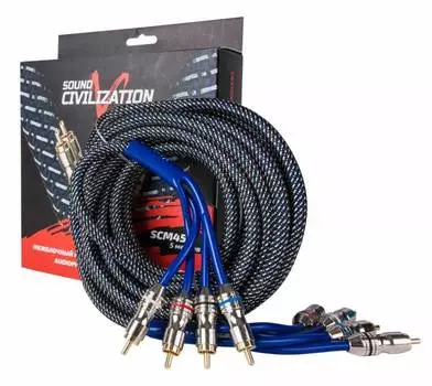 Акустический кабель Kicx RCA SCM45 (2042043)