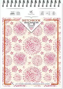 Альбом для зарисовок Полином 3073 50л. A5 145х200мм 1диз. мел.картон гребень