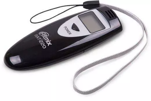 Алкотестер Ritmix RAT-220 полупроводниковый черный (15119220)
