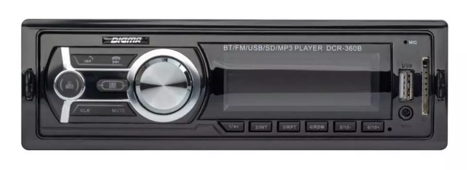 Автомагнитола Digma DCR-360B