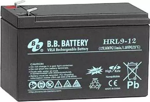 Батарея для ИБП BB HRL 9-12, 12В, 9Ач