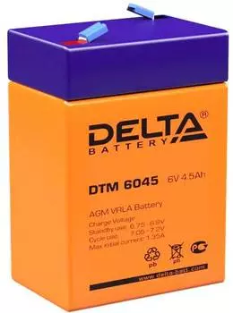 Батарея для ИБП Delta DTM 6045, 6В, 4.5Ач