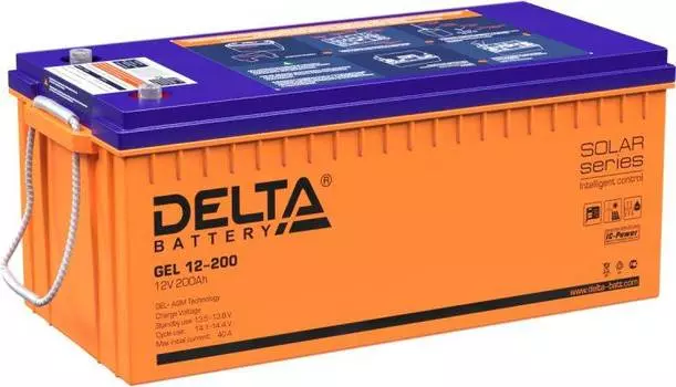 Батарея для ИБП Delta GEL 12-200, 12В, 200Ач