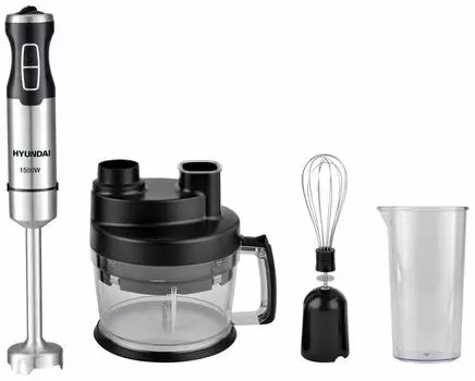 Блендер погружной Hyundai HYB-H5442 черный/серебристый