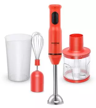 Блендер погружной Starwind SBP2300 красный/черный