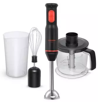 Блендер погружной Starwind SBP2300b красный/черный