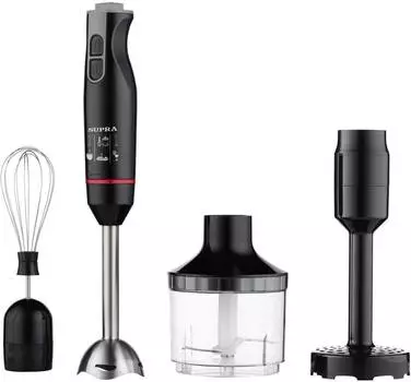 Блендер погружной Supra HBS-797 черный/красный