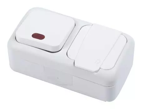 Блок Panasonic Palmiye белый глянцевый (90555499-ru)