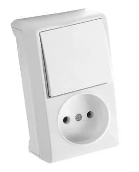 Блок Panasonic Vera белый глянцевый (90681086-ru)