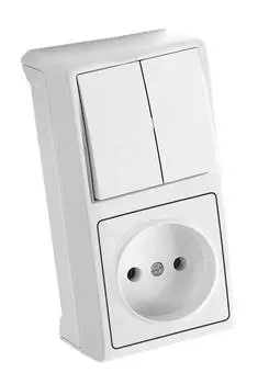 Блок Panasonic Vera белый глянцевый (90681089-ru)