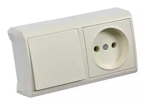 Блок Panasonic Vera кремовый глянцевый (90681386-ru)