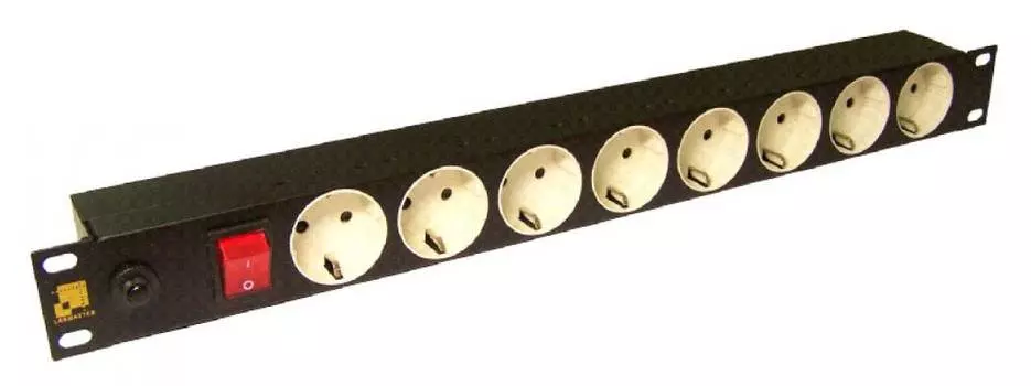 Блок распределения питания Lanmaster LAN-EP19-8P/S-1.8M (плохая упаковка)